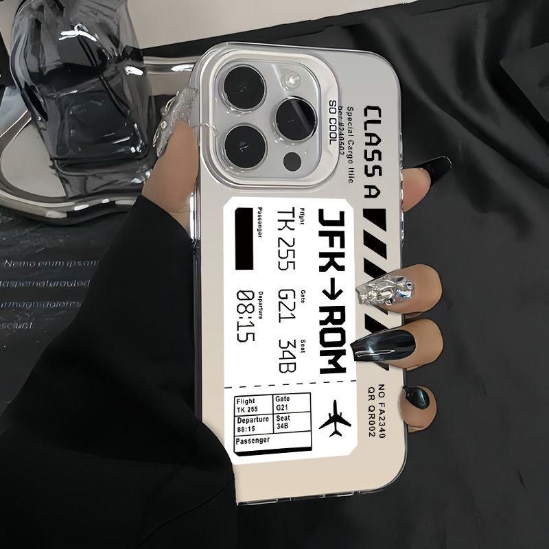 iPhone15Pro Boarding Pass Mobile Phone Case for Apple 14/13/12/11/XsMax/Xr/X iPhone 16 Plus
iPhone15Pro Boarding Pass Mobile Phone Case for Apple 14/13/12/11/XsMax/Xr/X iPhone 16 Plus