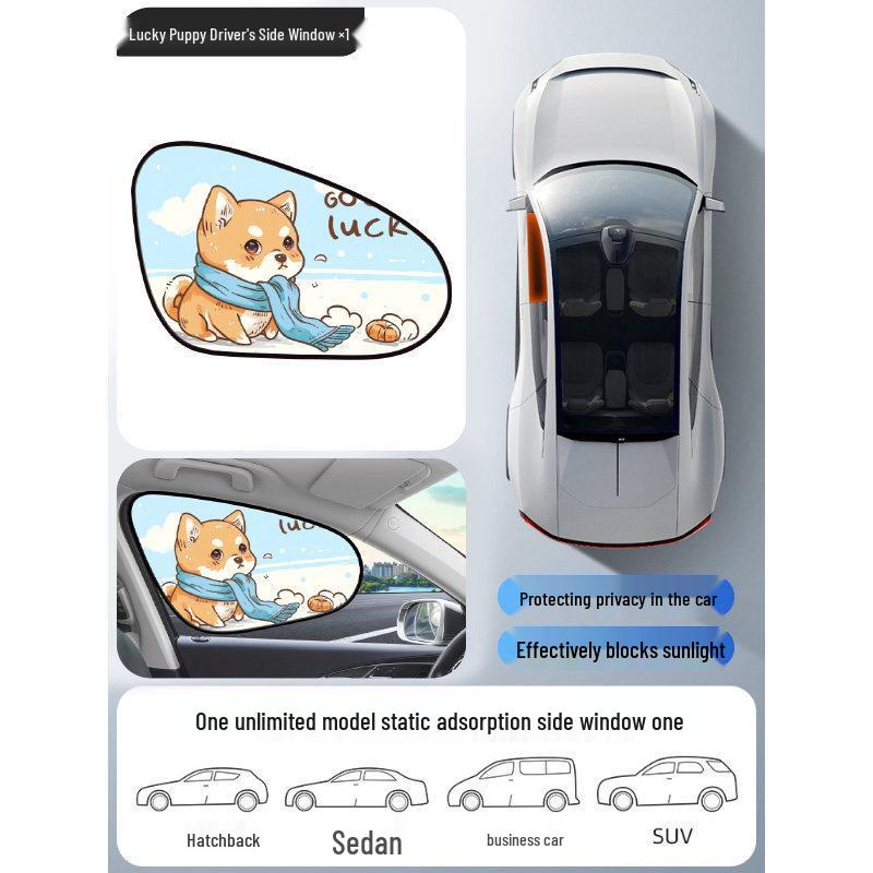 Car Sunshade & Privacy Curtain: Window Sun Blocker & Heat Insulation
Car Sunshade & Privacy Curtain: Window Sun Blocker & Heat Insulation