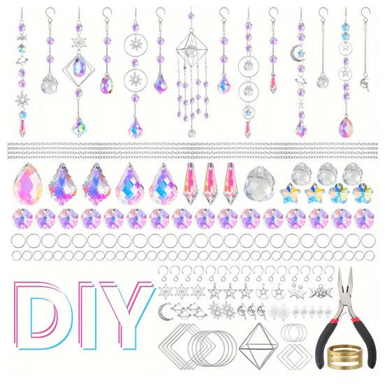 310 шт./набор DIY набор ловцов солнца с искусственными хрустальными бусинами солнце луна звезда радуга
310 шт./набор DIY набор ловцов солнца с искусственными хрустальными бусинами солнце луна звезда радуга