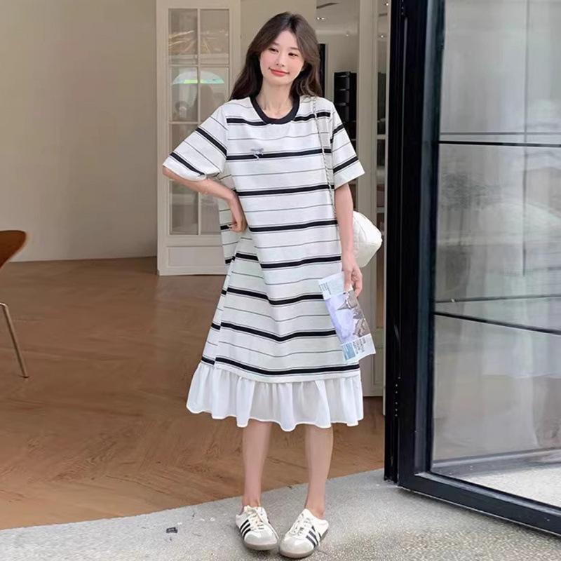 Summer 2026 Korean Style Striped Lace Maternity Dress – Slimming and Sweet XXL білий
Summer 2026 Korean Style Striped Lace Maternity Dress – Slimming and Sweet XXL білий