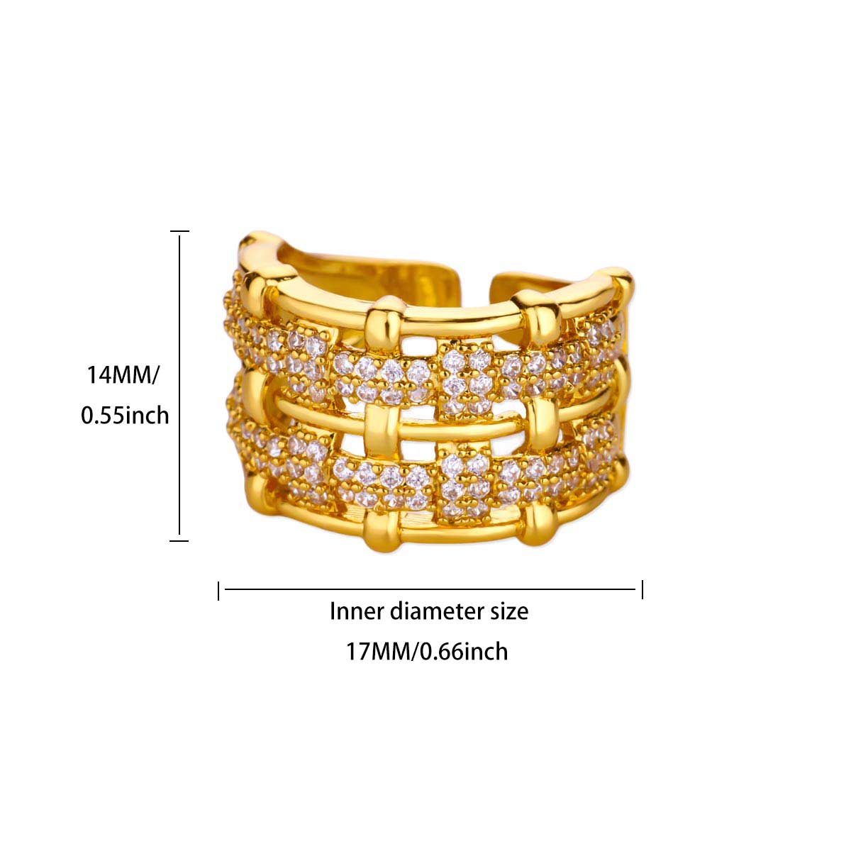 Multilayer Cubic Zirconia Cross Open Rings for Women Stainless Steel Gold Color Ring 2025 Fashion Trend Wedding Couple Zircon
Multilayer Cubic Zirconia Cross Open Rings for Women Stainless Steel Gold Color Ring 2025 Fashion Trend Wedding Couple Zircon