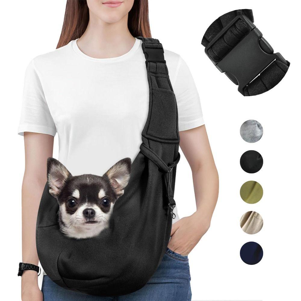 Comfortable Puppy Sling Carrier Hands Free Pet Crossbody Bag New Small Dog Sling Carrier Outdoor хакі
Comfortable Puppy Sling Carrier Hands Free Pet Crossbody Bag New Small Dog Sling Carrier Outdoor хакі
