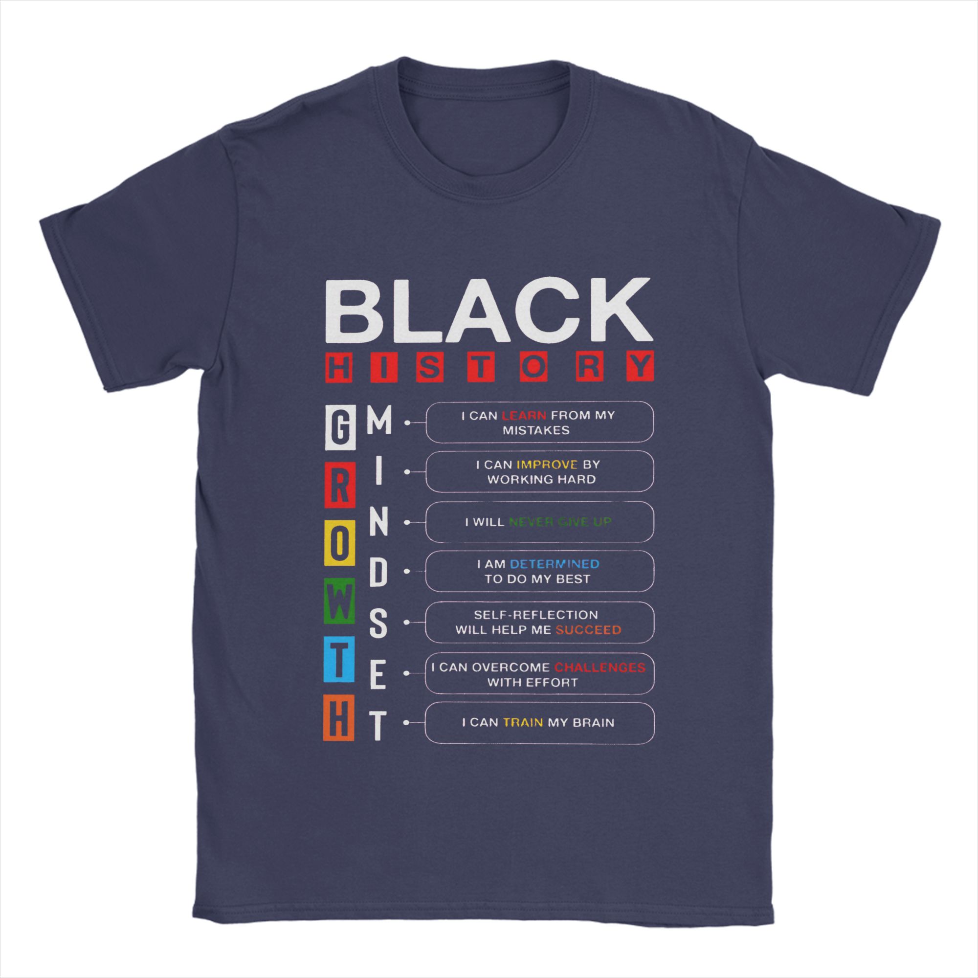 Novelty Black History Growth Mindset TShirts Unisex Round Neck Pure Cotton T Shirt Short Sleeve Tees Classic Tops 4XL
Novelty Black History Growth Mindset TShirts Unisex Round Neck Pure Cotton T Shirt Short Sleeve Tees Classic Tops 4XL