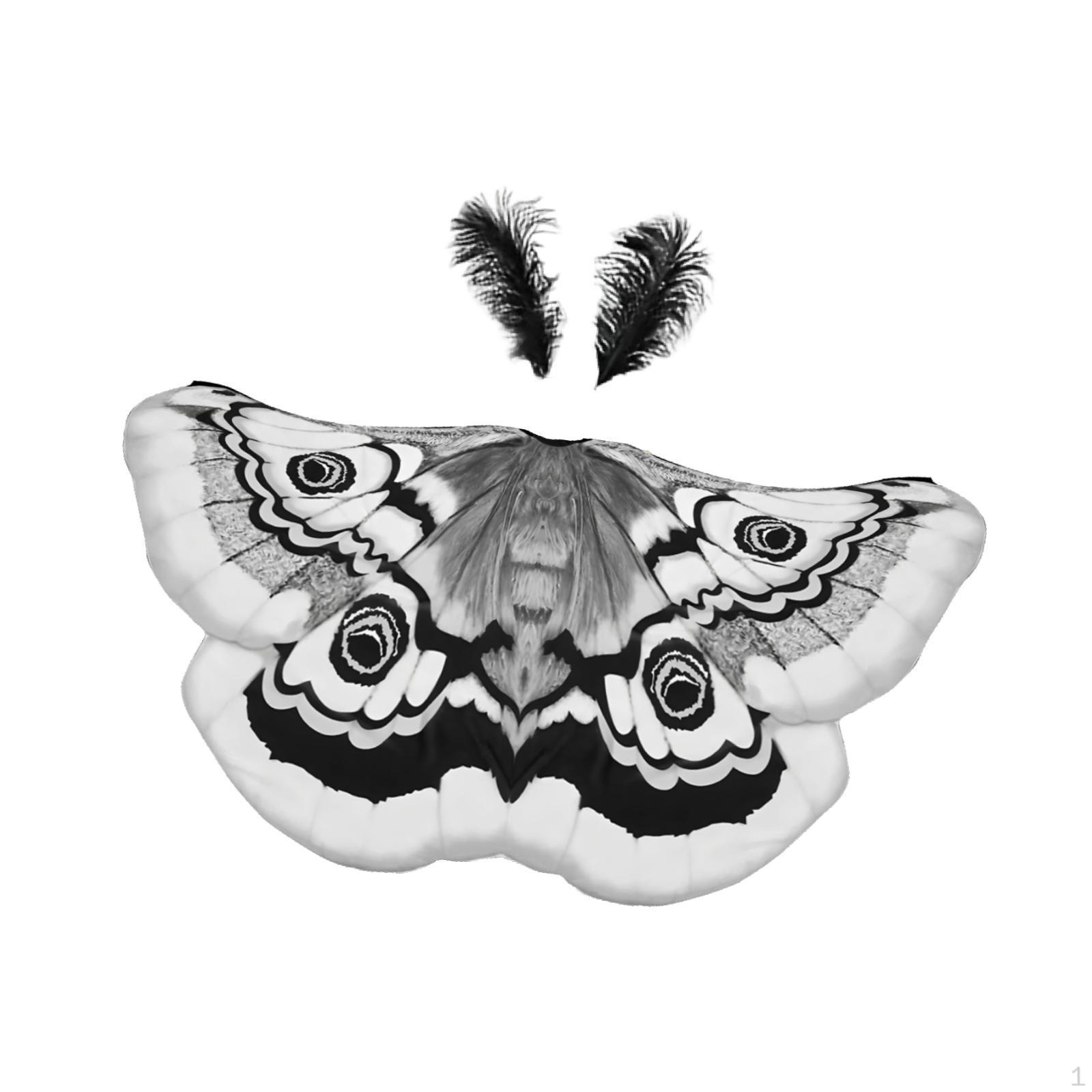 Хелловінський плащ-метелик Косплей Костюм Аксесуари для тематичної вечірки Gray
Хелловінський плащ-метелик Косплей Костюм Аксесуари для тематичної вечірки Gray