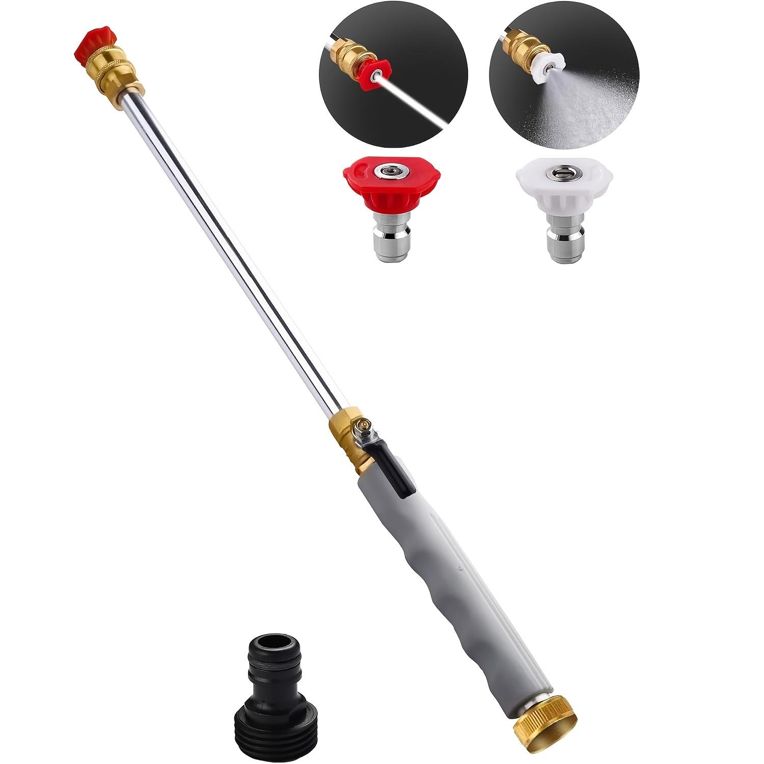 Heavy-Duty Pressure Washer Wand with 2 Nozzles - Multi-Functional Garden Hose Attachment, Efficiently Cleans Cars And Patios серый
Heavy-Duty Pressure Washer Wand with 2 Nozzles - Multi-Functional Garden Hose Attachment, Efficiently Cleans Cars And Patios серый