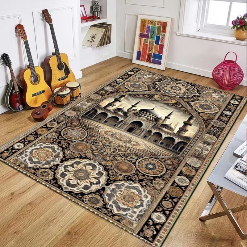 Islamic Mosque 2D Visual Effect Carpet Vintage Architecture Pattern Soft Decorative Floor Mat for Living Room Bedroom Home Decor 40X60CM
Islamic Mosque 2D Visual Effect Carpet Vintage Architecture Pattern Soft Decorative Floor Mat for Living Room Bedroom Home Decor 40X60CM