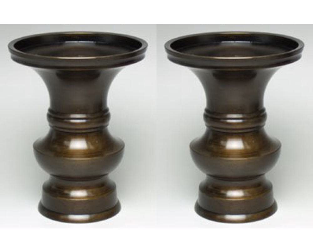 Buddhist altar flower 2 pieces made of brass be used by each sect accessories, stands, colored, 3.5 inches, (pair), Can чорний
Buddhist altar flower 2 pieces made of brass be used by each sect accessories, stands, colored, 3.5 inches, (pair), Can чорний