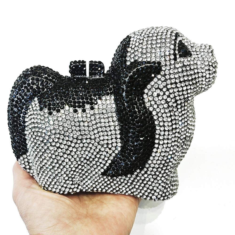 Puppy Diamond Evening Bag Dog Crystal Handbag Rhinestone Bags Wedding Bridal Purse Luxury Crystal Clutches Women Party Purses 18cmX9cmX6cm
Puppy Diamond Evening Bag Dog Crystal Handbag Rhinestone Bags Wedding Bridal Purse Luxury Crystal Clutches Women Party Purses 18cmX9cmX6cm