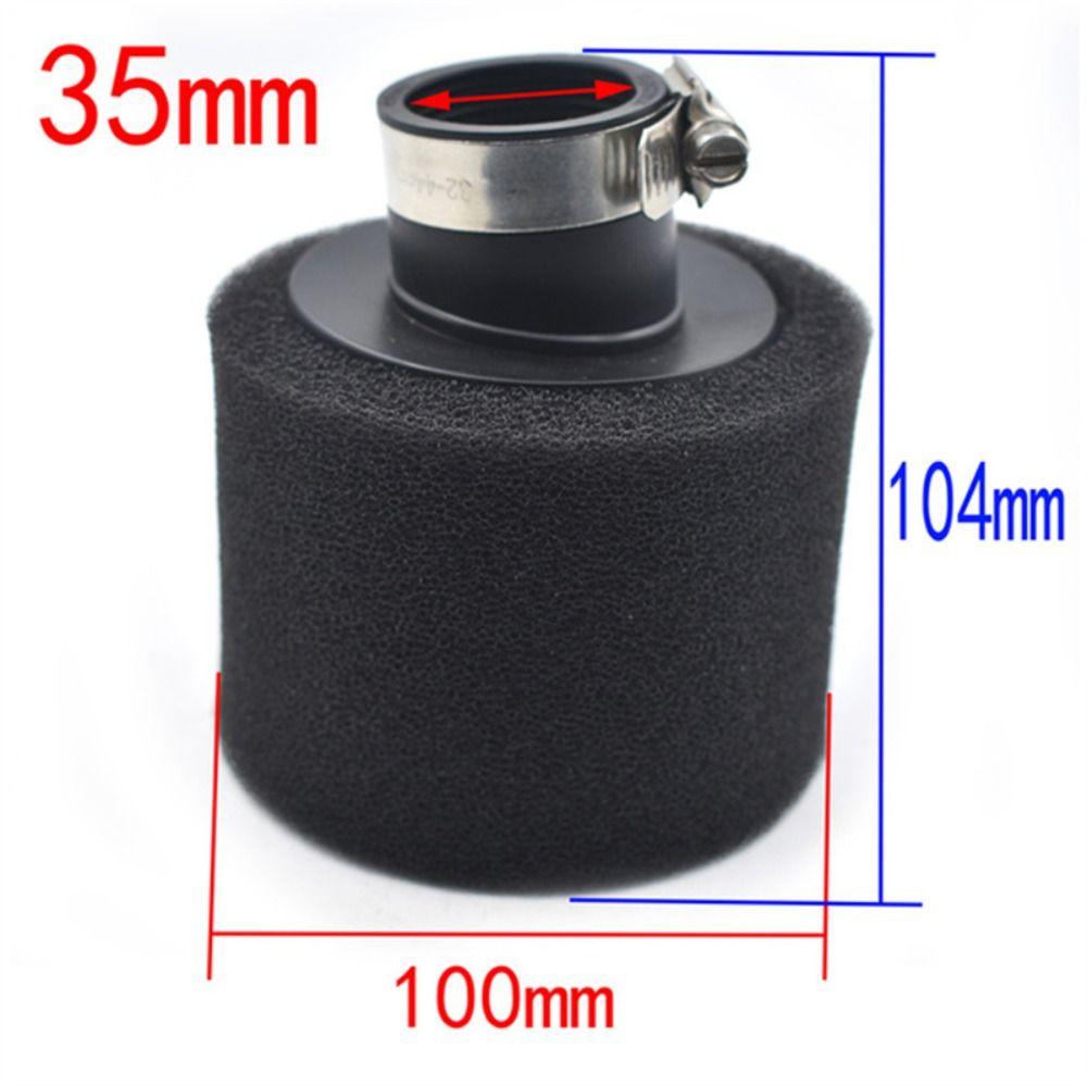 Clamp-on Black and Red Elbow Neck Air Filter Foam Air Filter Sponge Cleaner High Flow Air Filter Black-Bend 35mm
Clamp-on Black and Red Elbow Neck Air Filter Foam Air Filter Sponge Cleaner High Flow Air Filter Black-Bend 35mm
