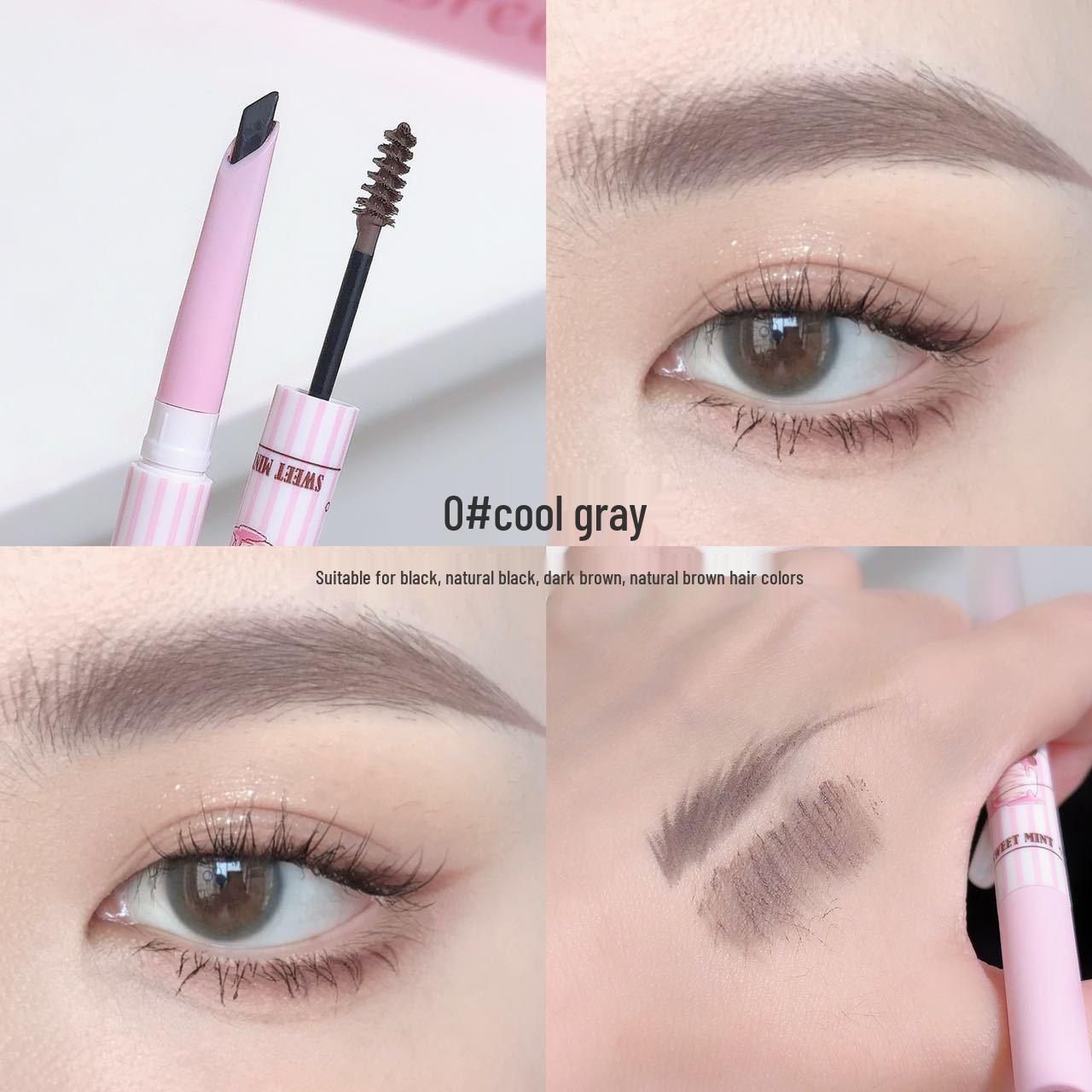 Sweet Mint 2-in-1 Double-ended Eyebrow Pencil: Natural Hair Stroke & Tint for Wild Eyebrows
Sweet Mint 2-in-1 Double-ended Eyebrow Pencil: Natural Hair Stroke & Tint for Wild Eyebrows