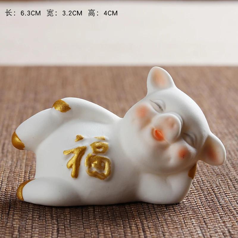 1pc Creative Ceramic Zodiac Pig Ornament Animal Tea Pet Flower Pet Tea Ceremony Tea Table Accessories decorative figurines
1pc Creative Ceramic Zodiac Pig Ornament Animal Tea Pet Flower Pet Tea Ceremony Tea Table Accessories decorative figurines