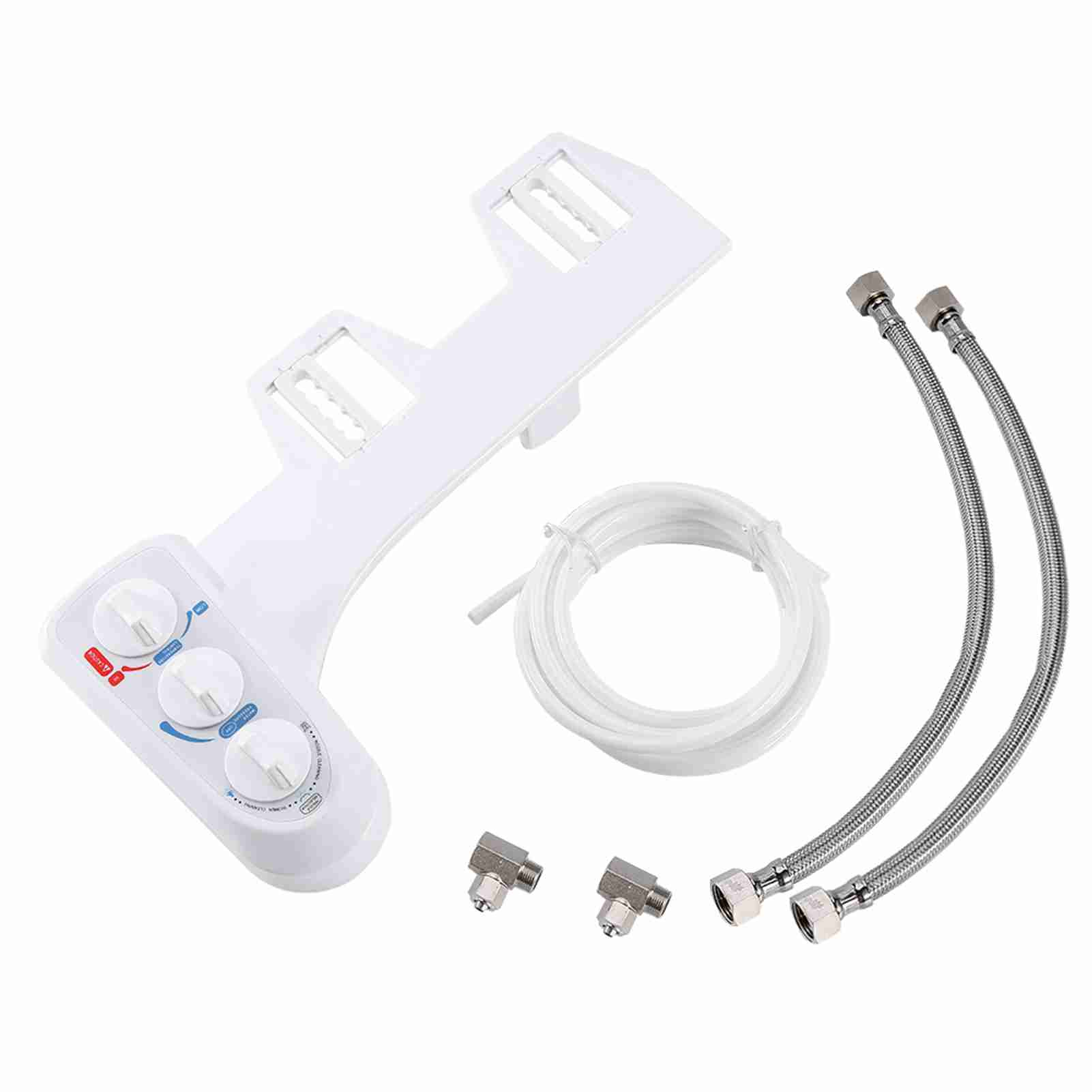Hot Cold Bidet Self Cleaning Dual Nozzle Toilet Attachment Spray Non Electric Bathroom Seat
Hot Cold Bidet Self Cleaning Dual Nozzle Toilet Attachment Spray Non Electric Bathroom Seat