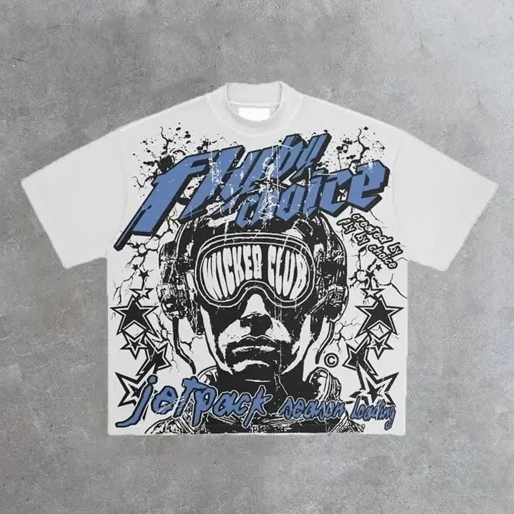 Vintage Fly By Choice Graphic Printed Cotton Boxy Fit T-Shirt For Men Women 4XL
Vintage Fly By Choice Graphic Printed Cotton Boxy Fit T-Shirt For Men Women 4XL