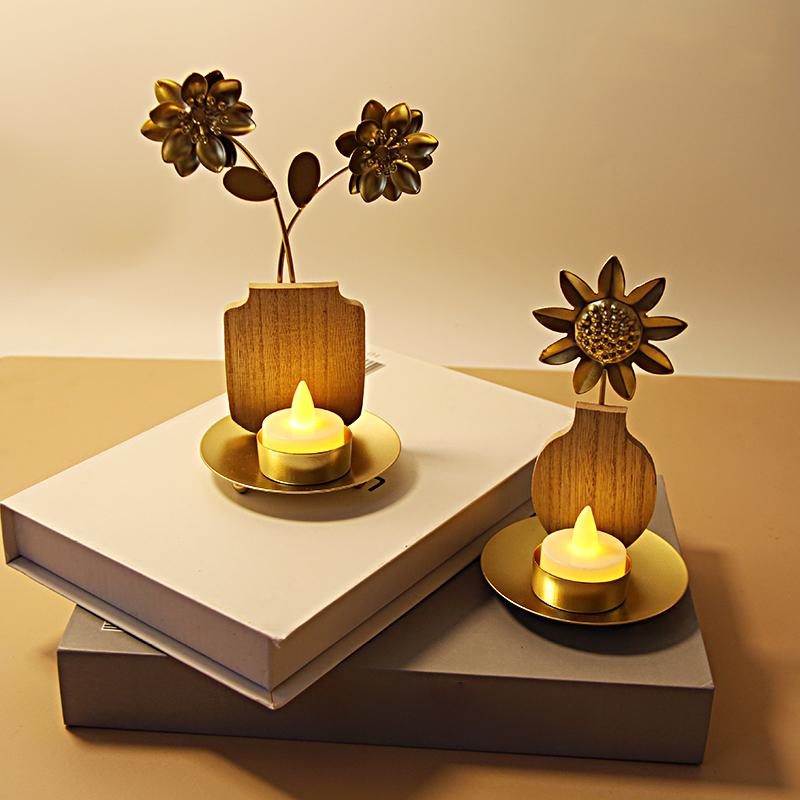 1PC Iron Art Ambience Candle Holder Decorative Gift Ornaments Candlestick Desktop Wood Chic Handicrafts Halloween 12 Styles
1PC Iron Art Ambience Candle Holder Decorative Gift Ornaments Candlestick Desktop Wood Chic Handicrafts Halloween 12 Styles
