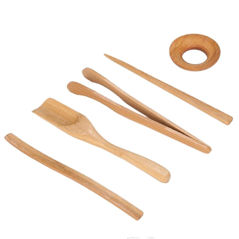 5Pcs/Set Bamboo Kongfu Tea Ceremony Utensils Set Long Handle Green Tea Teaspoons Teaware Stirring 5in1
5Pcs/Set Bamboo Kongfu Tea Ceremony Utensils Set Long Handle Green Tea Teaspoons Teaware Stirring 5in1