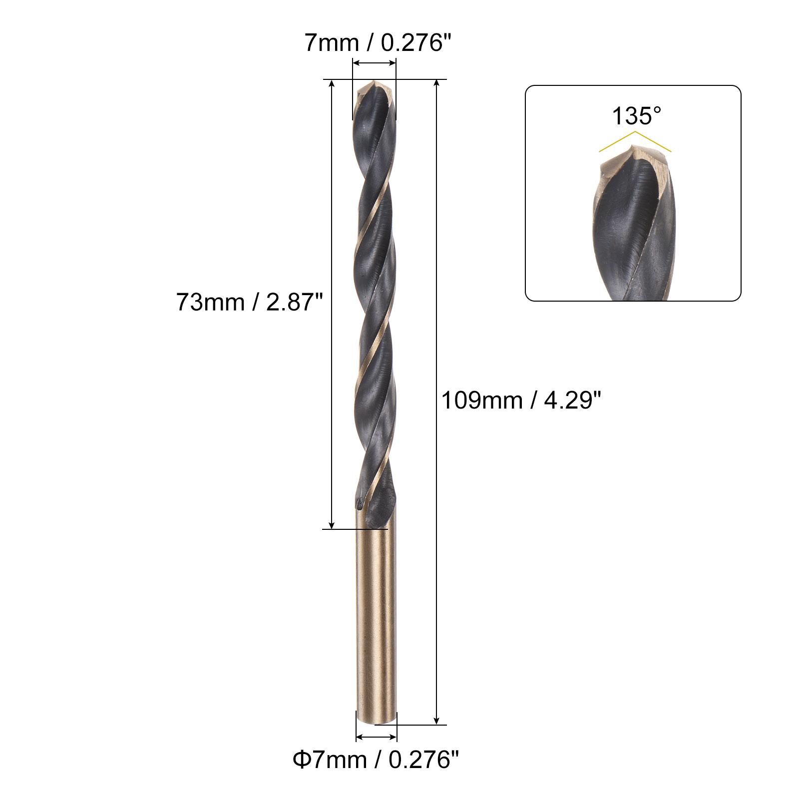 2pcs High Speed Steel Twist Jobber Drill Bit 7/8/9/10/11/12/13mm Titanium Nitride Coated M2 for Handheld Drills Drilling Machine
2pcs High Speed Steel Twist Jobber Drill Bit 7/8/9/10/11/12/13mm Titanium Nitride Coated M2 for Handheld Drills Drilling Machine