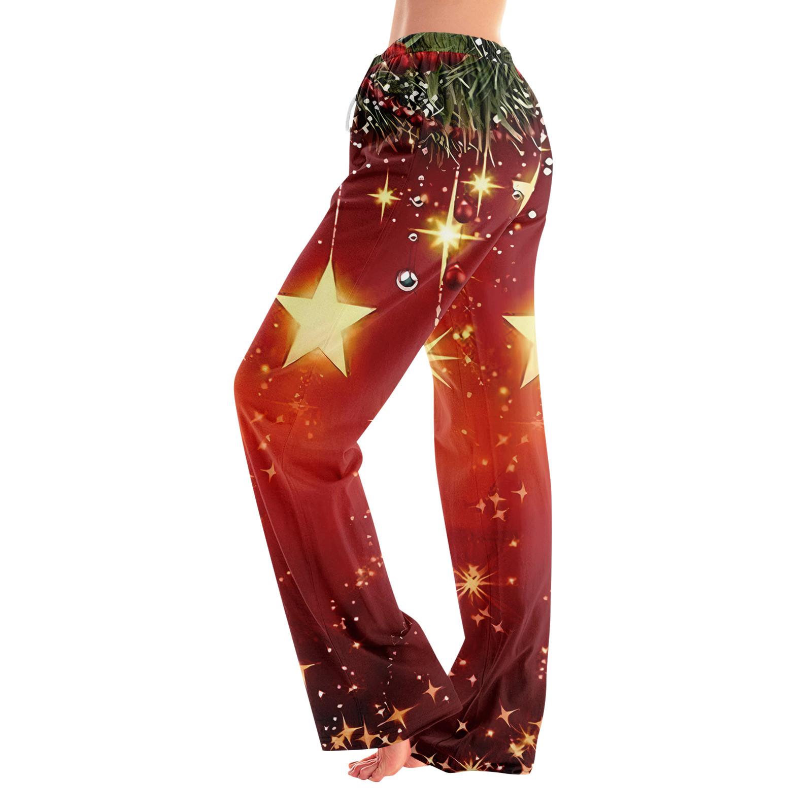 Женские пижамные штаны, одежда для сна, повседневные брюки с эластичной резинкой на талии, удобные прямые свободные брюки для йоги S красный
Женские пижамные штаны, одежда для сна, повседневные брюки с эластичной резинкой на талии, удобные прямые свободные брюки для йоги S красный