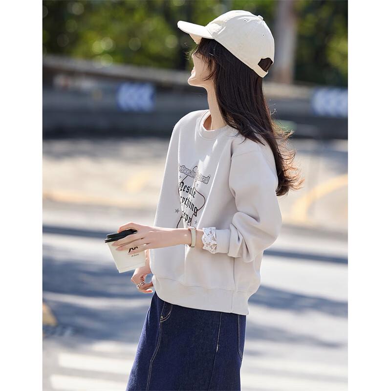 Women s Embroidered Letter Loose Fit Sweatshirt M
Women s Embroidered Letter Loose Fit Sweatshirt M