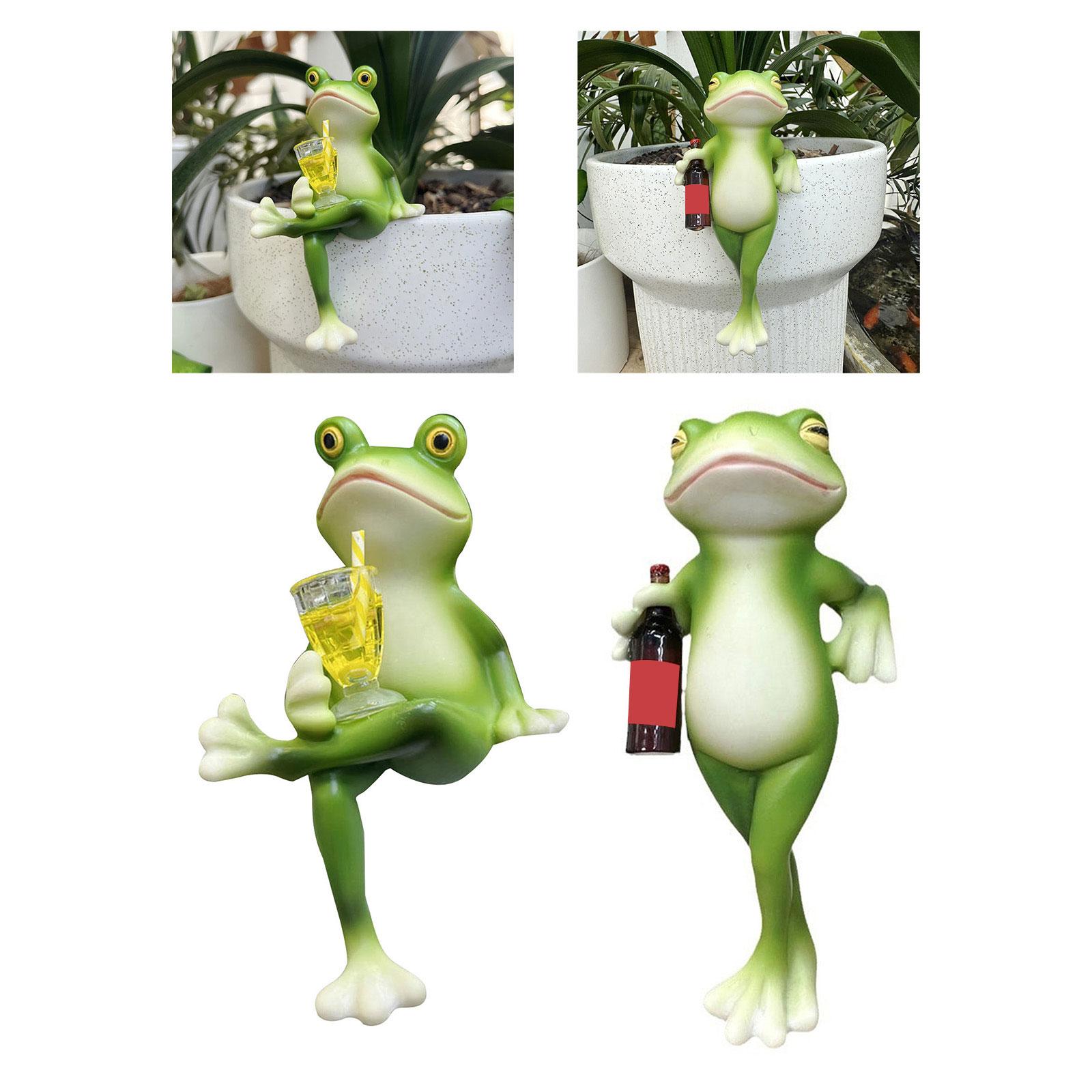 Flower Pot Hanger Frog Decorative Figures Frog Decorative Frog Animals Resin Statue Garden Decoration Frog Hanger 1
Flower Pot Hanger Frog Decorative Figures Frog Decorative Frog Animals Resin Statue Garden Decoration Frog Hanger 1