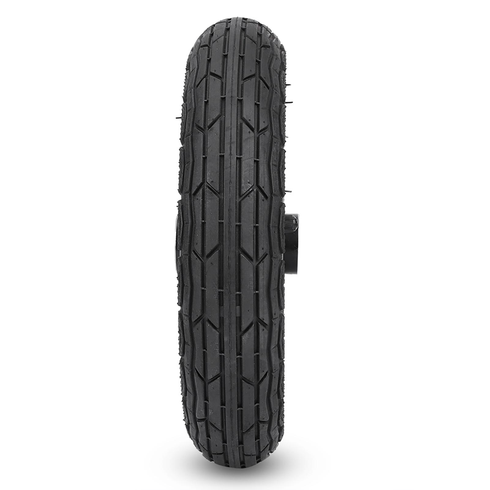 10 Inch Rubber Inflatable Electric Scooter Tire Aluminium Alloy Front Wheel Hub Symmetric Figure Tyre Without Gas
10 Inch Rubber Inflatable Electric Scooter Tire Aluminium Alloy Front Wheel Hub Symmetric Figure Tyre Without Gas