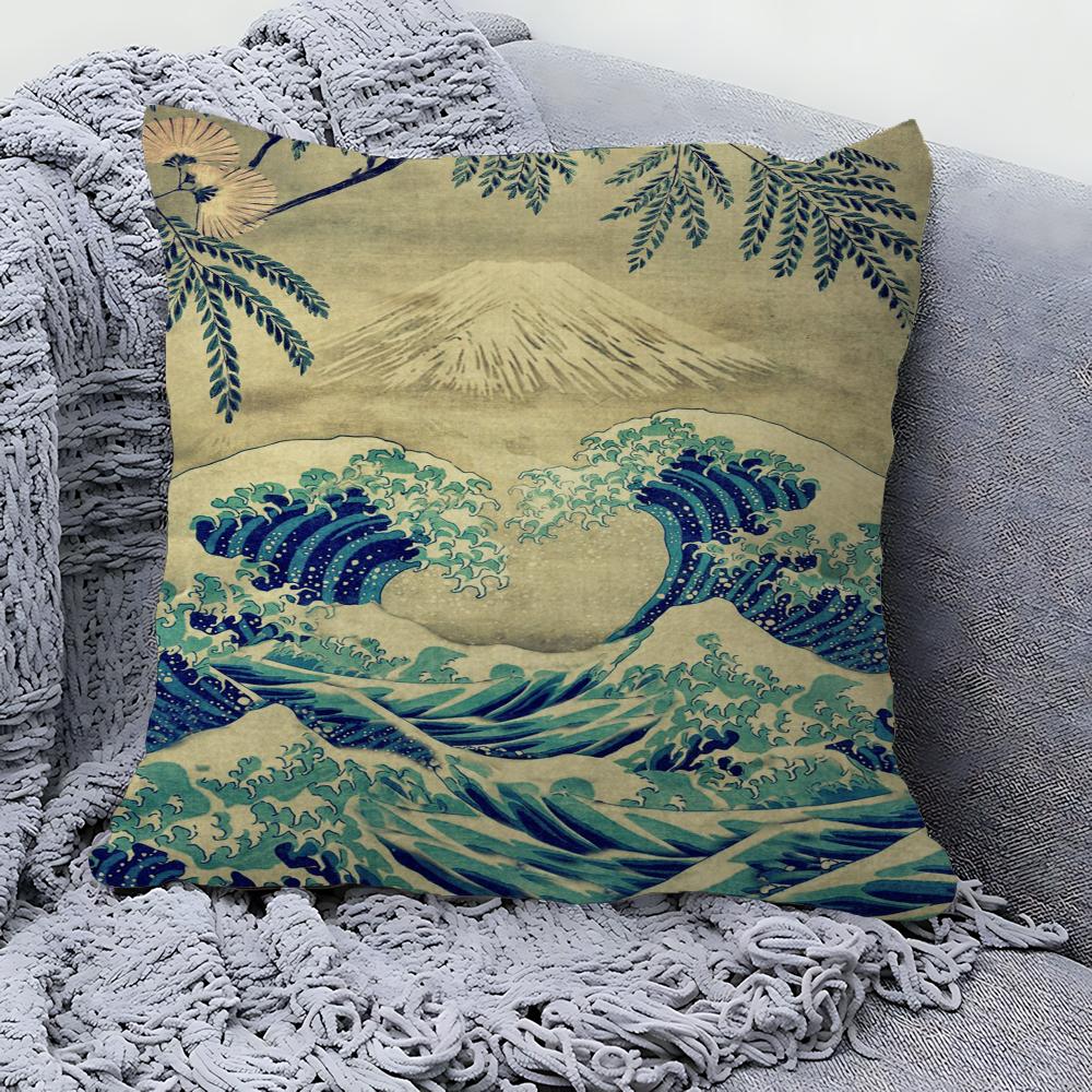 Japanese Art Great Wave Pillow Gifts Home Office Furnishings Bedroom Sofa Car Cushion Cover Case 45x45cm 40x40 cm
Japanese Art Great Wave Pillow Gifts Home Office Furnishings Bedroom Sofa Car Cushion Cover Case 45x45cm 40x40 cm