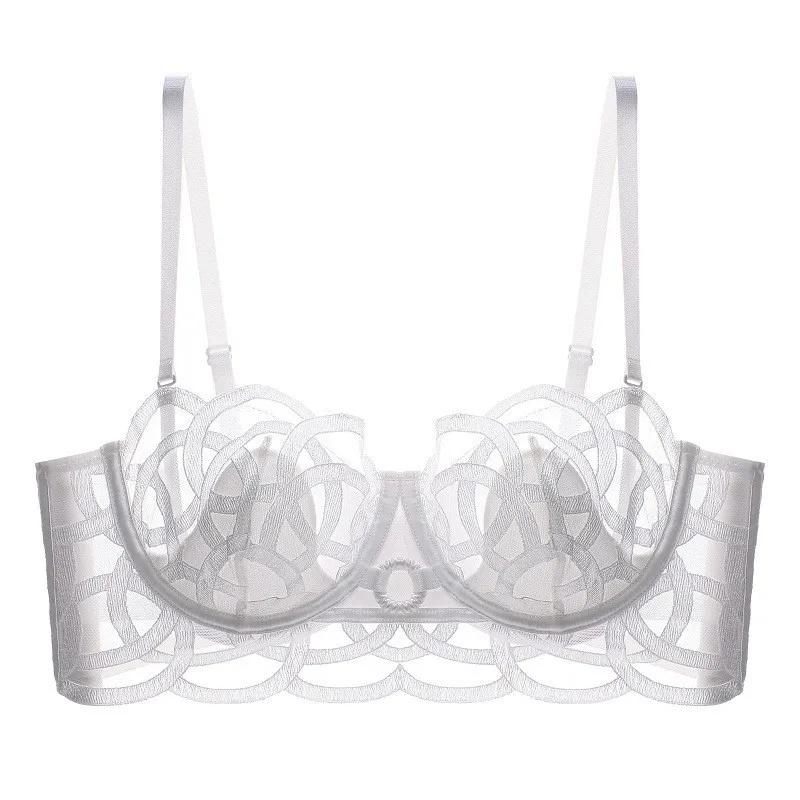 Transparent Bra Lace Sexy Temptation Underwear Women Ultra Thin Push Up Brassiere Hollow Out Bralette Lingerie XL білий
Transparent Bra Lace Sexy Temptation Underwear Women Ultra Thin Push Up Brassiere Hollow Out Bralette Lingerie XL білий