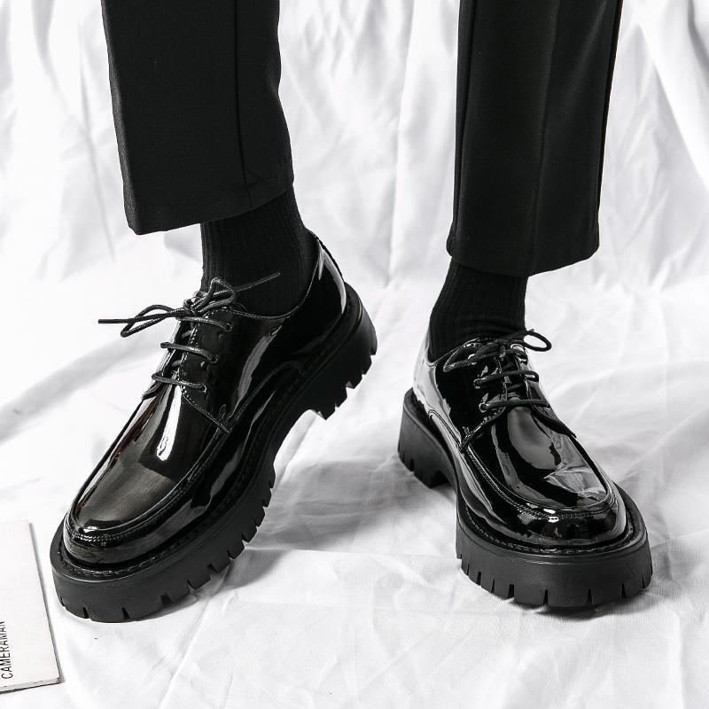 Foreign trade low-top men s British leather shoes fashion pointed business dress platform shoes youth lace-up casual leather shoes 38
Foreign trade low-top men s British leather shoes fashion pointed business dress platform shoes youth lace-up casual leather shoes 38