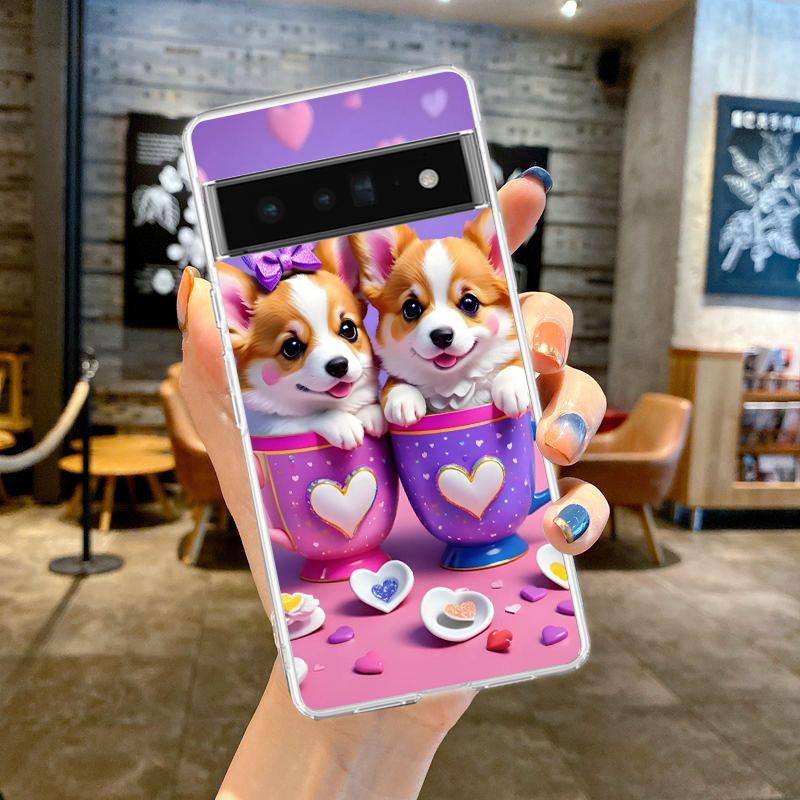 Phone Case Cover for Google Pixel 9 8 7 6 5 4 4XL Soft TPU 7A 6A 5A 4A 3A Pro XL 5G Transparent Shell Cute Corgi Dog Fundas Bags Pixel 4A
Phone Case Cover for Google Pixel 9 8 7 6 5 4 4XL Soft TPU 7A 6A 5A 4A 3A Pro XL 5G Transparent Shell Cute Corgi Dog Fundas Bags Pixel 4A