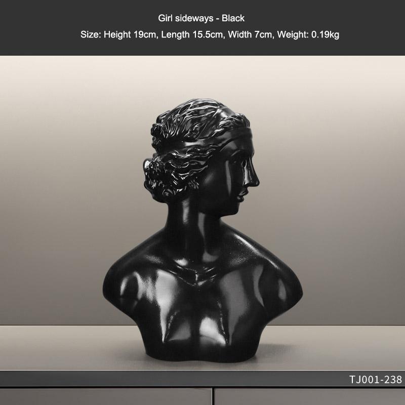 Elegant Girl Sculpture Ornament Creative Female Portrait Sculpture Model Home Living Room Bedroom Desktop Decoration Gift
Elegant Girl Sculpture Ornament Creative Female Portrait Sculpture Model Home Living Room Bedroom Desktop Decoration Gift
