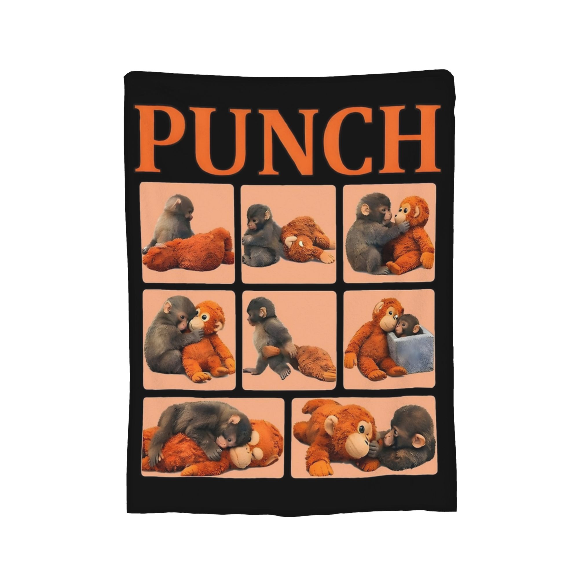 Baby Monkey Punch Holding Plush Toy Blankets Fleece Warm Throw Blanket for Sofa Bedroom Bedding Throws 130x150cm
Baby Monkey Punch Holding Plush Toy Blankets Fleece Warm Throw Blanket for Sofa Bedroom Bedding Throws 130x150cm