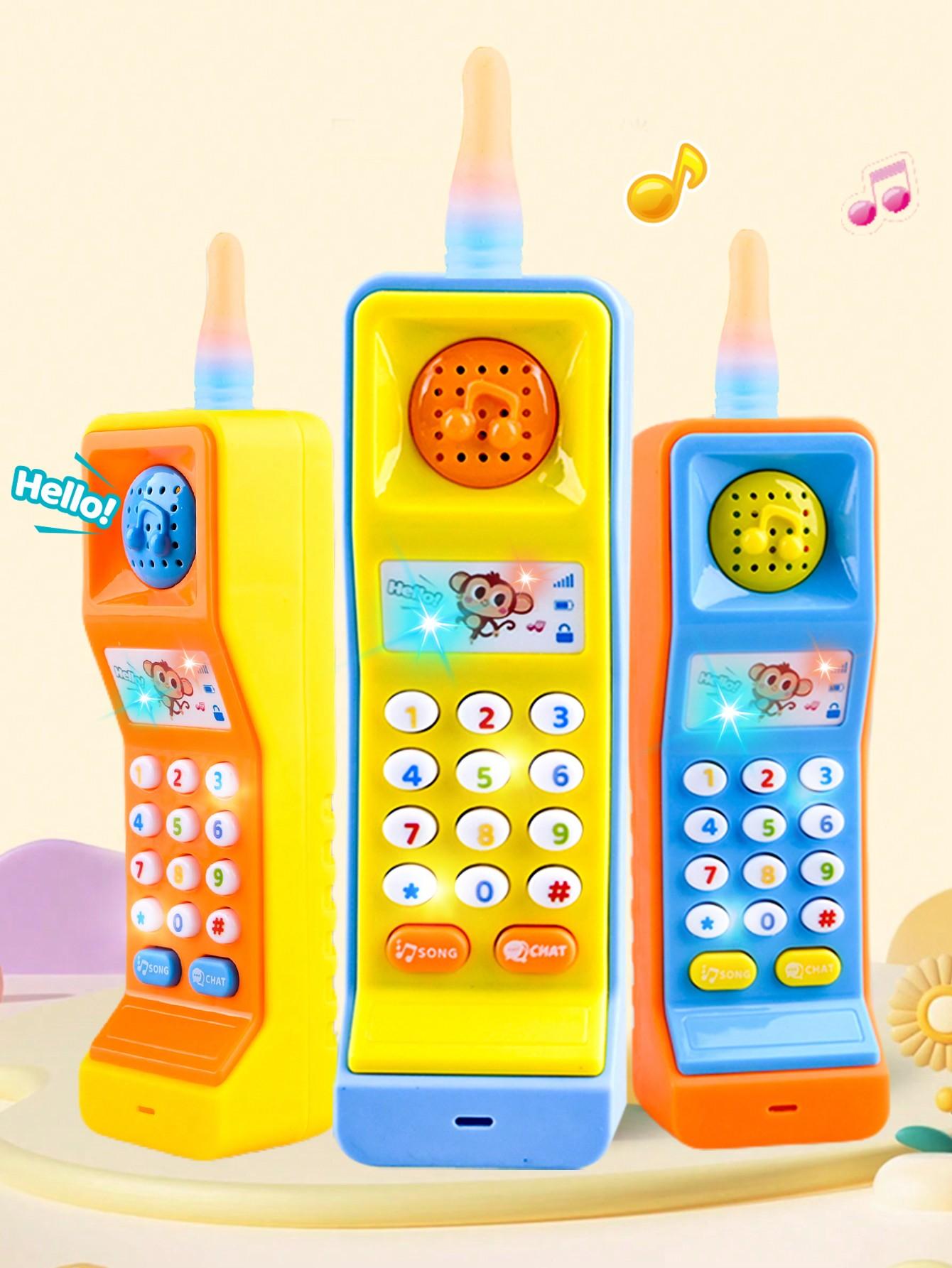 Многофункциональная детская игрушка-имитация мобильного телефона, музыка, подсветка, набор для набора номера, звуковые эффекты, интерактивный игровой набор для мальчиков и девочек, без обычной батарейки, Yellow and Blue разноцветный
Многофункциональная детская игрушка-имитация мобильного телефона, музыка, подсветка, набор для набора номера, звуковые эффекты, интерактивный игровой набор для мальчиков и девочек, без обычной батарейки, Yellow and Blue разноцветный