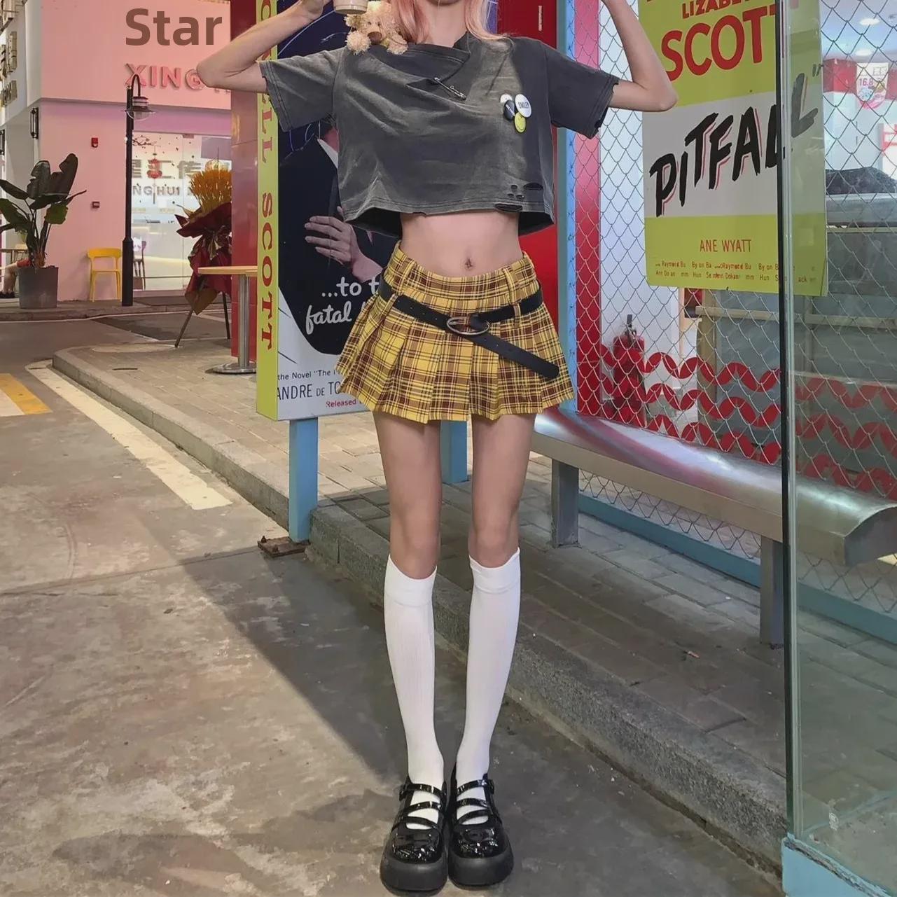 Retro American Yellow Plaid A-line Pleated Skirt - Large Size College-Style JK Hot Girl Fashion 2XL
Retro American Yellow Plaid A-line Pleated Skirt - Large Size College-Style JK Hot Girl Fashion 2XL