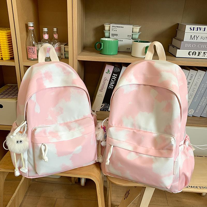 School bag women s high-value tie-dye versatile anti-splashing backpack multi-compartment large-capacity junior high school student school bag Small
School bag women s high-value tie-dye versatile anti-splashing backpack multi-compartment large-capacity junior high school student school bag Small