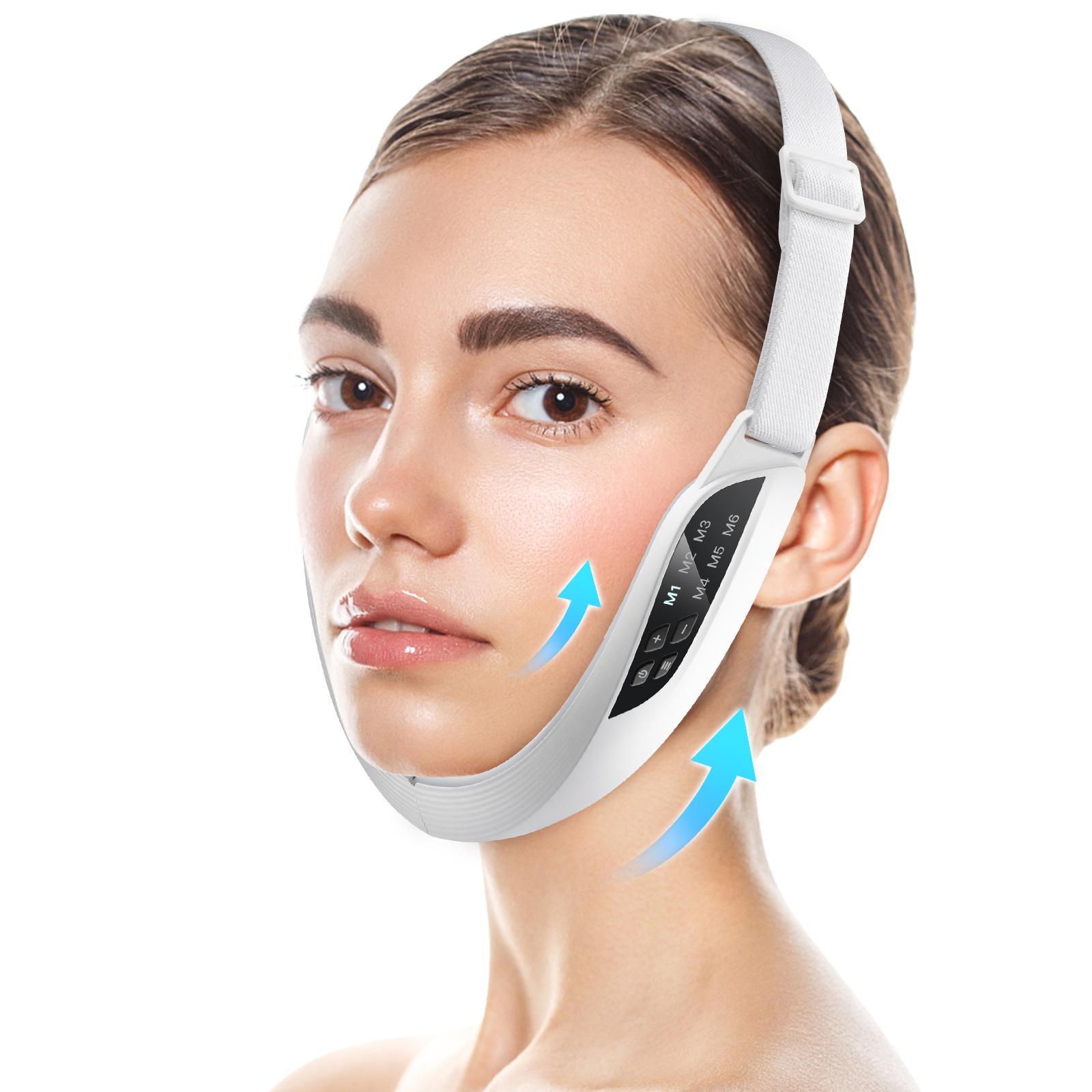 Electric V-Line Face Lifting Belt Double Chin Remover EMS V Face Beauty Device Vibration Vibration Chin-Up Massager Lifter білий
Electric V-Line Face Lifting Belt Double Chin Remover EMS V Face Beauty Device Vibration Vibration Chin-Up Massager Lifter білий