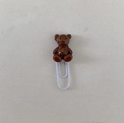 10pcs cute candy colored bear paper clip шоколадний
10pcs cute candy colored bear paper clip шоколадний