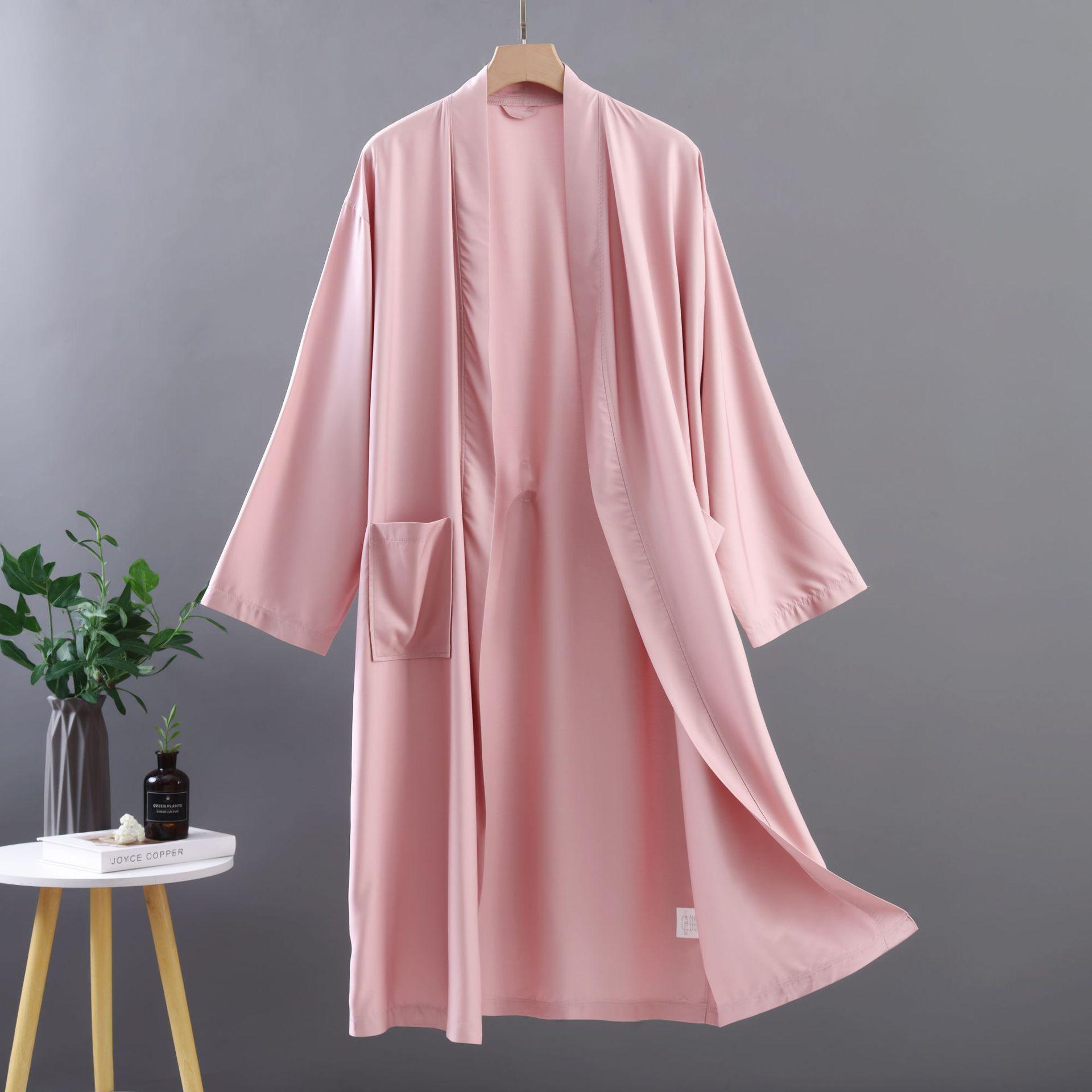 New Style Bamboo Fiber Lightweight Bathrobe Pajamas 70cm Wide*120cm Long (One Size) рожевий
New Style Bamboo Fiber Lightweight Bathrobe Pajamas 70cm Wide*120cm Long (One Size) рожевий