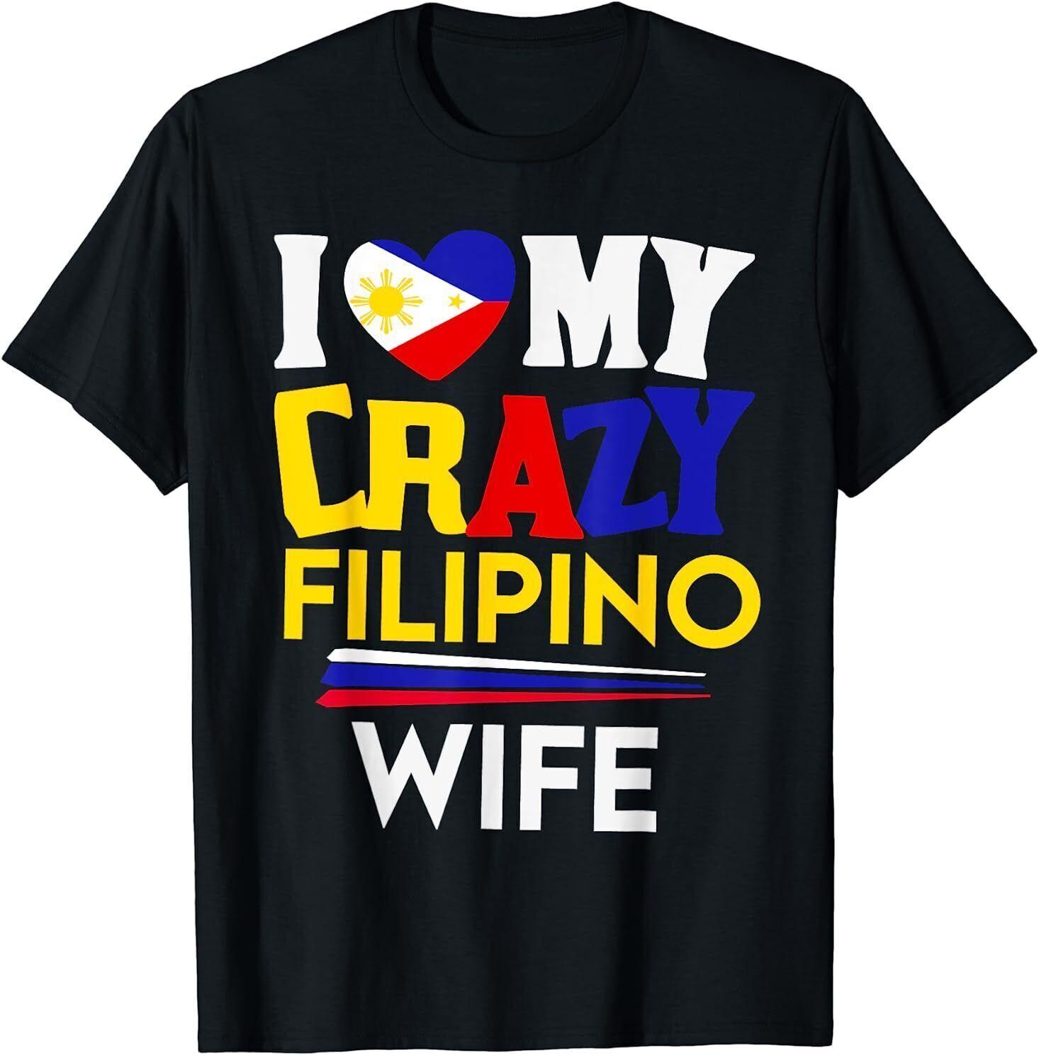 NEW I Love My Crazy Filipino Wife Philippines Pride Map Flag Unisex TShirt Hipster Street Fashion Women Graphic Tshirts Camisetas 4XL
NEW I Love My Crazy Filipino Wife Philippines Pride Map Flag Unisex TShirt Hipster Street Fashion Women Graphic Tshirts Camisetas 4XL