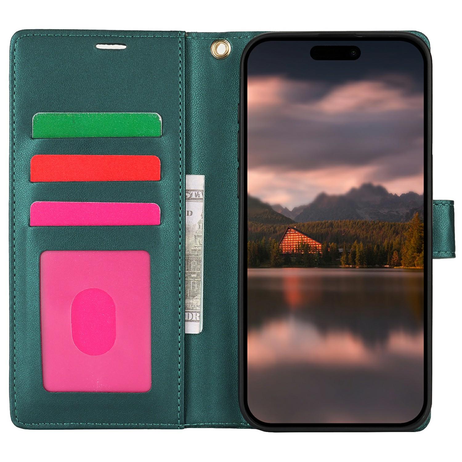 For iPhone 14/13 Case with Hand Strap Flower Imprint Leather Wallet Phone Cover Black 
For iPhone 14/13 Case with Hand Strap Flower Imprint Leather Wallet Phone Cover Black