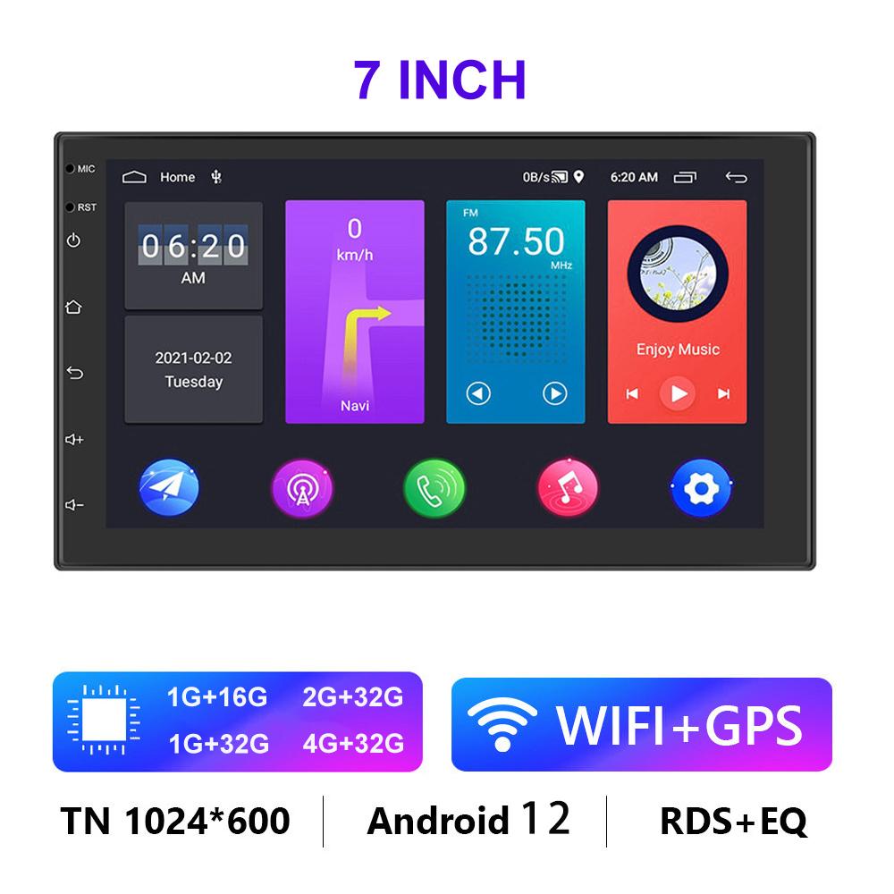 R-730F 7 inch Android 12 Car GPS Navigation 2G+16GB Carplay WIFI Car Stereo with 12LED Backup Camera Type A
R-730F 7 inch Android 12 Car GPS Navigation 2G+16GB Carplay WIFI Car Stereo with 12LED Backup Camera Type A