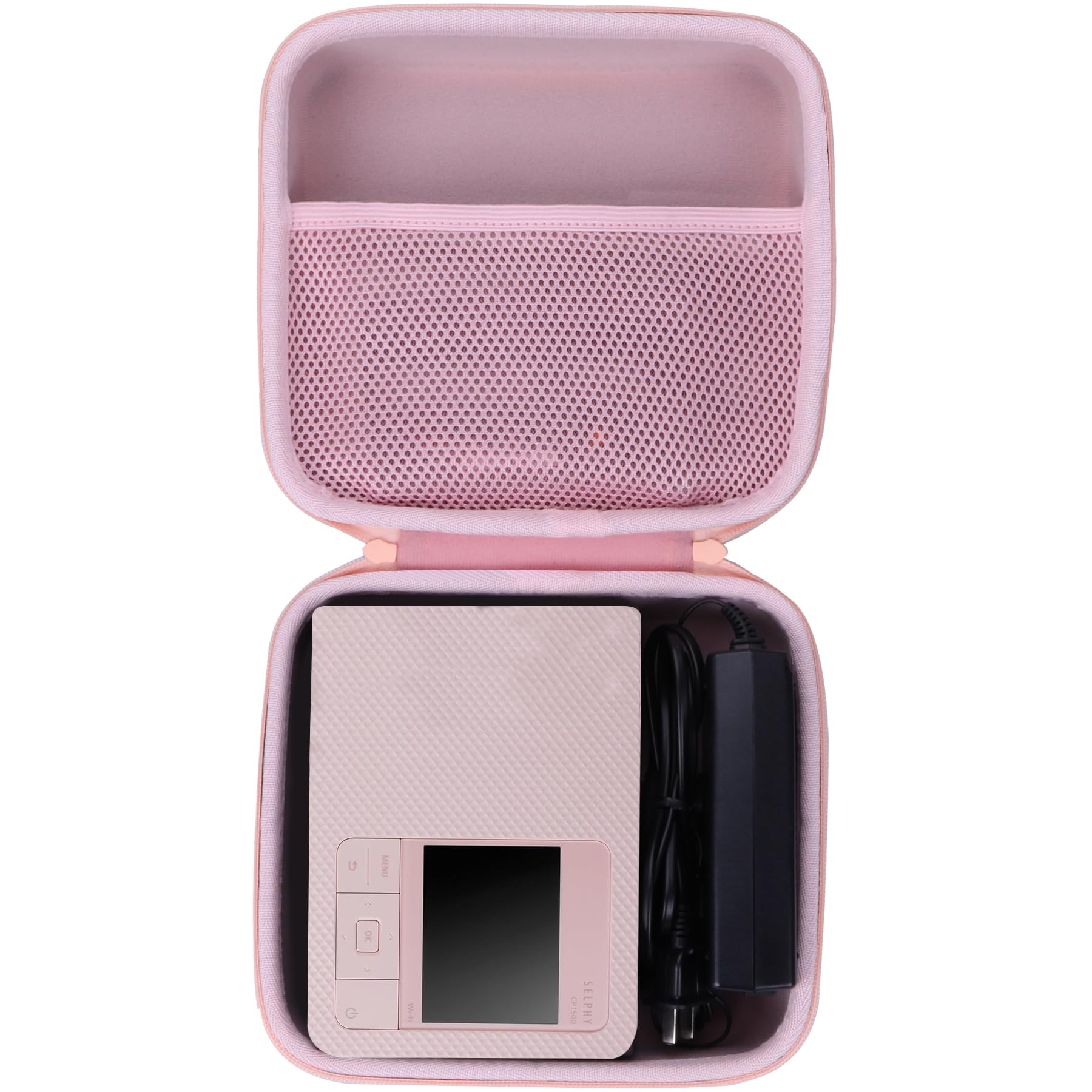 Canon compact photo printer SELPHY CP1500 CP1300 CP1200 compatible with Lebakort storage case (pink case)
Canon compact photo printer SELPHY CP1500 CP1300 CP1200 compatible with Lebakort storage case (pink case)
