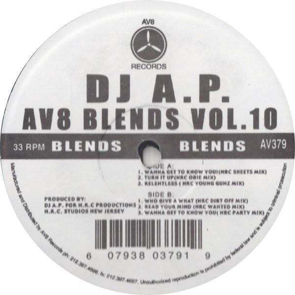 12inch Record DJ A.P. - AV8 Blends Vol. 10 AV379 AV8 Records US Rap & Hip-Hop/R&B Used
12inch Record DJ A.P. - AV8 Blends Vol. 10 AV379 AV8 Records US Rap & Hip-Hop/R&B Used