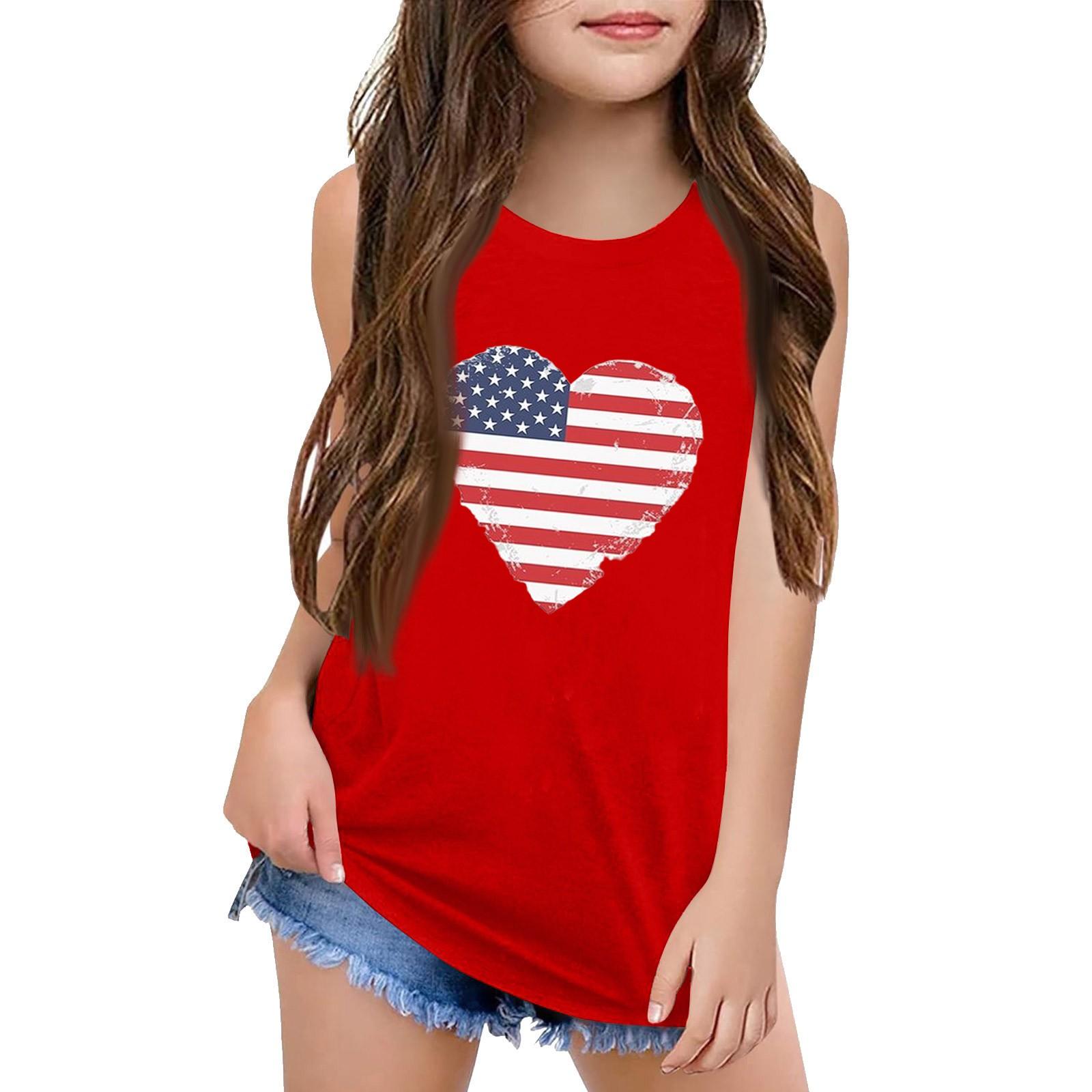 Девочки Дети Лето Круглый вырез Без рукавов Рубашки Майки 150
Девочки Дети Лето Круглый вырез Без рукавов Рубашки Майки 150