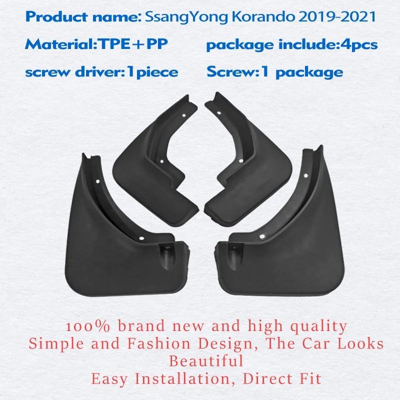 Mudflasp FOR Ssang yong Korando Mudguard Fender Mud Flap Guard Splash Car Accessories Auto Styline Front Rear 4pcs -
Mudflasp FOR Ssang yong Korando Mudguard Fender Mud Flap Guard Splash Car Accessories Auto Styline Front Rear 4pcs -