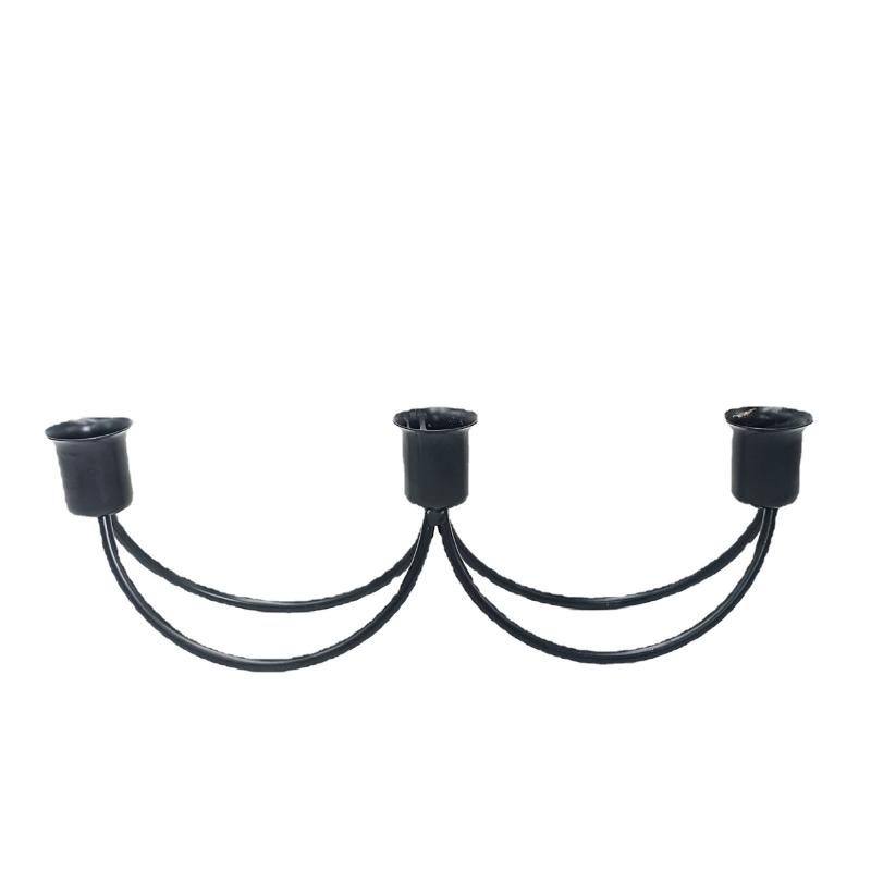 Holder for Pillar Candles Metal Candlestick Stand Desktop Tealight Decoration for Dinning Party Wedding X3UC Three heads чёрный
Holder for Pillar Candles Metal Candlestick Stand Desktop Tealight Decoration for Dinning Party Wedding X3UC Three heads чёрный