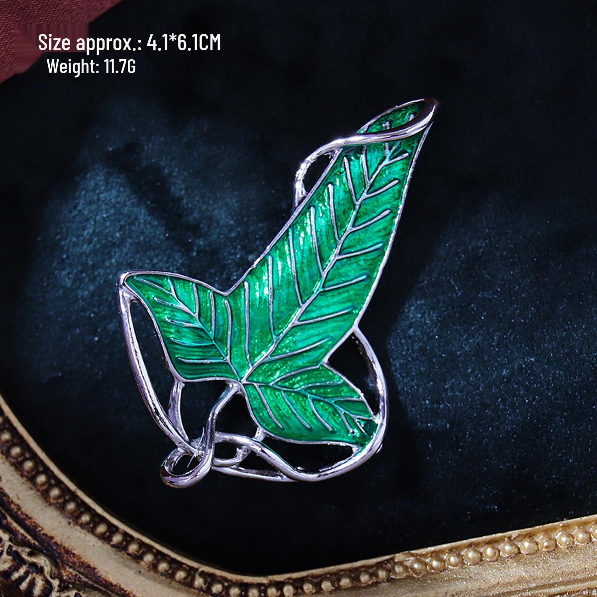 Elegant Enamel Leaf Brooch - Simple Women s Pin Accessory лист/серебряный
Elegant Enamel Leaf Brooch - Simple Women s Pin Accessory лист/серебряный