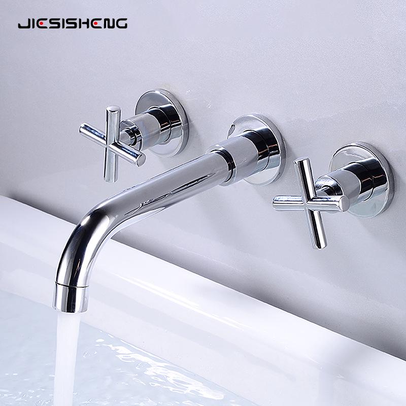 Antique Brass Concealed Wall-Mounted Basin Faucet with Built-in Three-Hole Design for Hot & Cold Water (Black)
Antique Brass Concealed Wall-Mounted Basin Faucet with Built-in Three-Hole Design for Hot & Cold Water (Black)