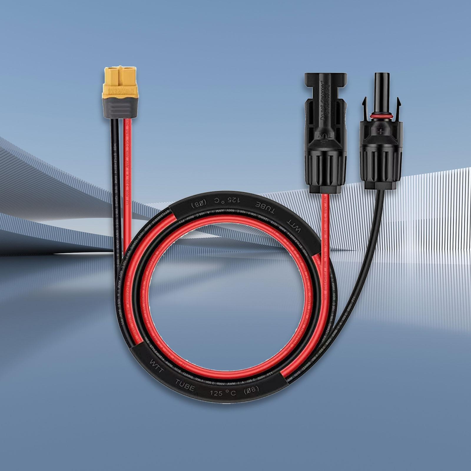 Solar Panel to XT60 Adapter Cable 12AWG for Outdoor Power Solutions and Portable Energy Needs 60CM
Solar Panel to XT60 Adapter Cable 12AWG for Outdoor Power Solutions and Portable Energy Needs 60CM