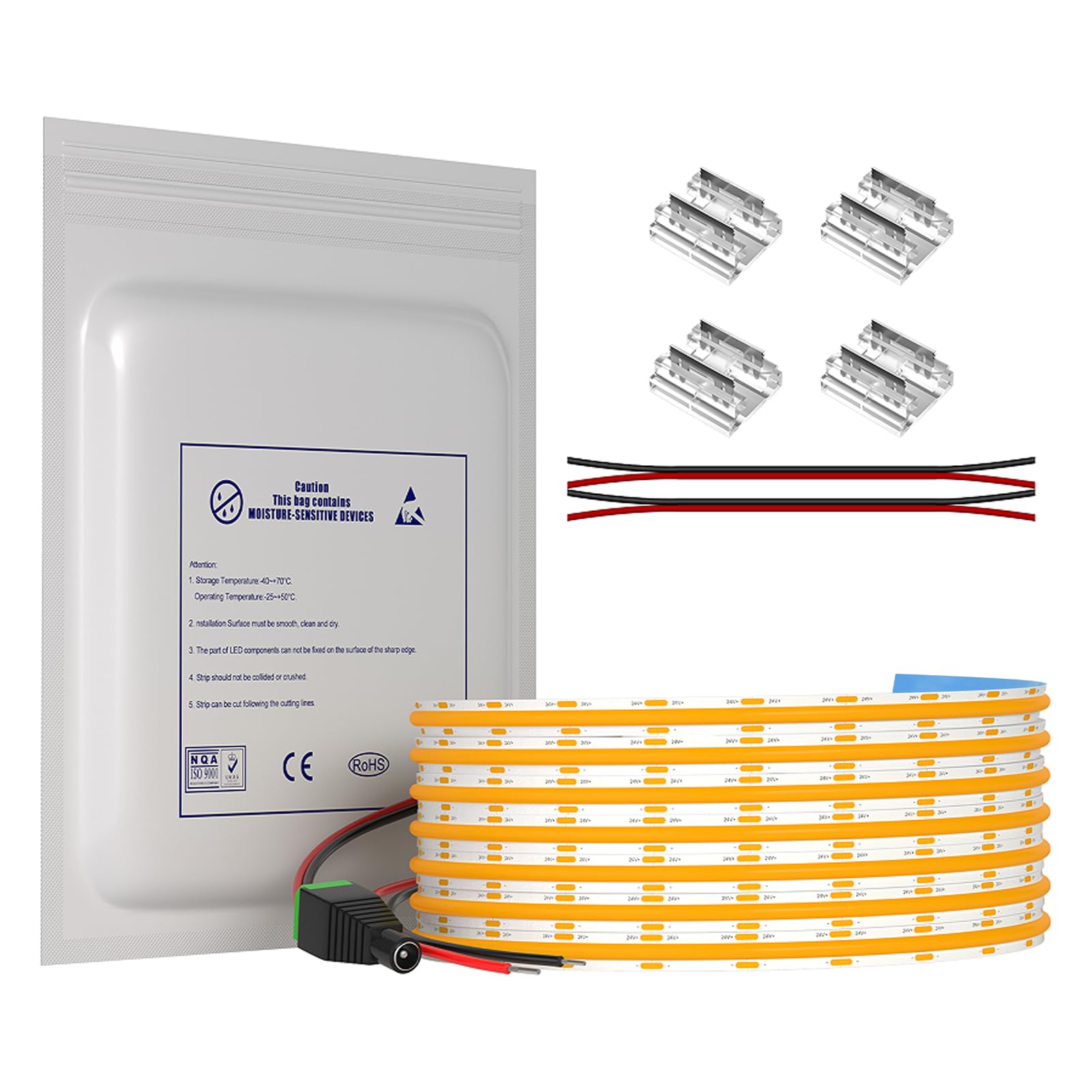 10м COB LED Лента 3000K Теплый 3120 8мм Высокая Цветопередача Лента для Непрямого и DIY Декоративного Освещения, 12В, Белый, Диммируемая, Светодиоды, Широкая, Режущаяся,
10м COB LED Лента 3000K Теплый 3120 8мм Высокая Цветопередача Лента для Непрямого и DIY Декоративного Освещения, 12В, Белый, Диммируемая, Светодиоды, Широкая, Режущаяся,