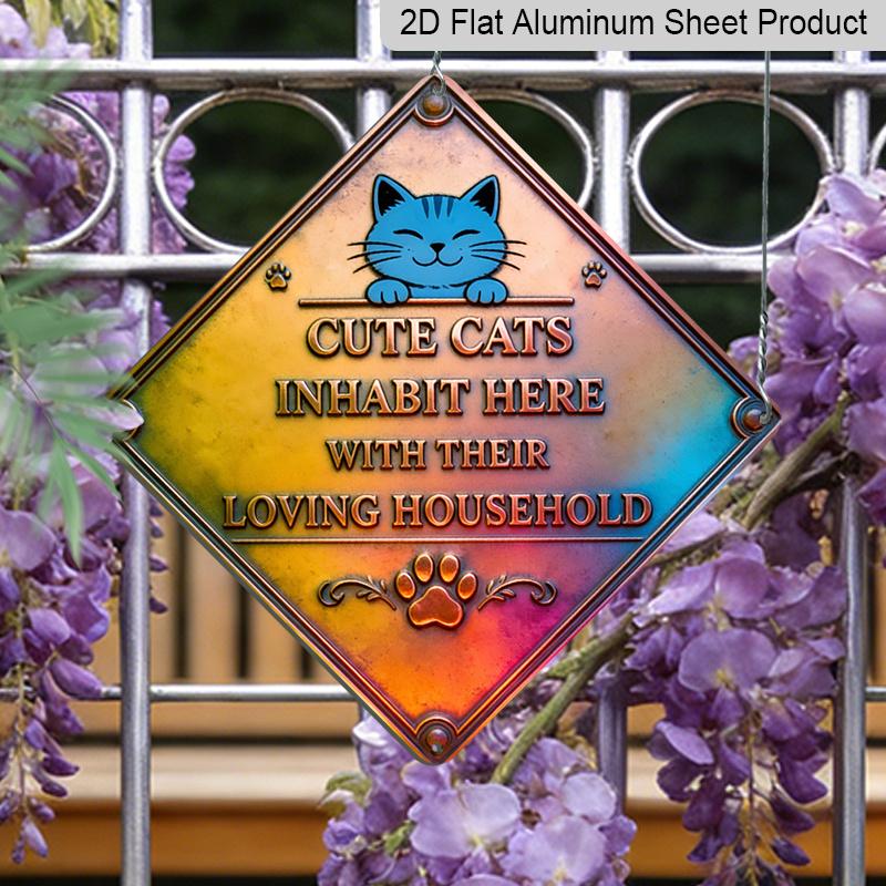 2D Flat, 1pc Funny Cat Wall Decor Suitable for Home & Office - Vintage Aluminum Metal Sign with Retro Cat, Suitable for Break Room, Living Room 20*20cm
2D Flat, 1pc Funny Cat Wall Decor Suitable for Home & Office - Vintage Aluminum Metal Sign with Retro Cat, Suitable for Break Room, Living Room 20*20cm