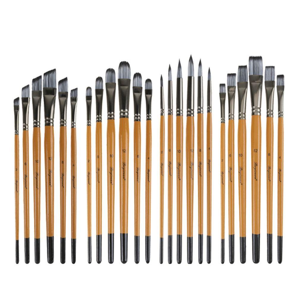 Round Head Painting Brushes Kits Synthetic Nylon Hair Art Paint Brushes Art Supplies Student A
Round Head Painting Brushes Kits Synthetic Nylon Hair Art Paint Brushes Art Supplies Student A